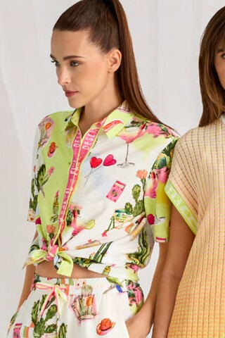 Marc Cain Sports Рубашка с ярким пустынным узором. Эко-линейка ReThink Together