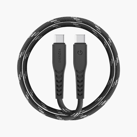 Кабель Energea NyloFlex, USB-C to USB-C 5A 1.5M, Черный | Black