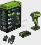 Винтоверт ударный аккумуляторный Greenworks ID3170, 24V, б/щет, 0-3200 об/мин, 4000 уд/мин, HEX 1/4, 170Нм, 1х2Ач, ЗУ, кор (3804907CUA)