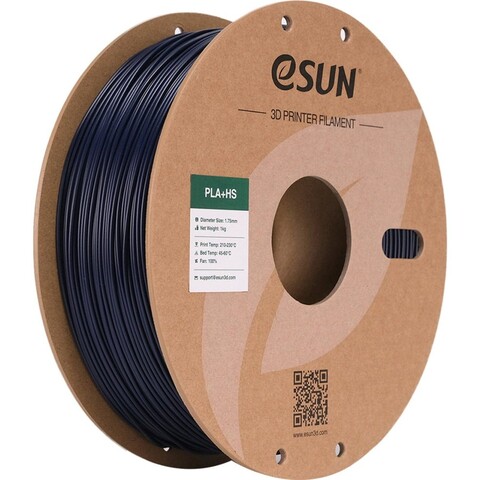Пластик для 3D-печати eSUN PLA+HS, 1,75 мм, 1 кг, тёмно-синий, PLA+HS175D-U1P1