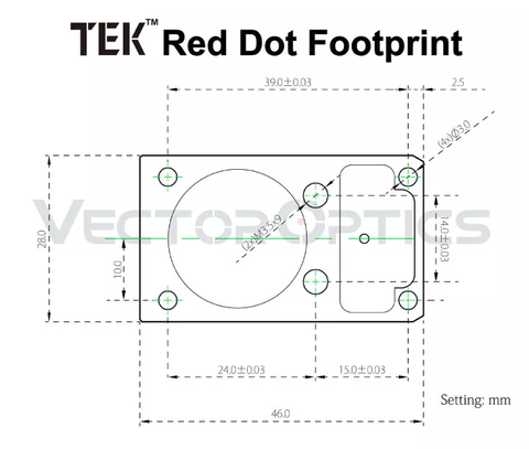 VECTOR OPTICS FRENZY 1X22X26 RD 3 MOA, TEK (SCRD-35)