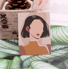 Дисплей для серег, картон, 6*8 мм, 1 штука, И034