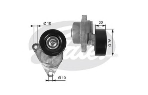 РОЛИК РЕМНЯ ПРИВОДНОГО AVEO -07, LACETTI, CRUZE ДВИГ D3 GATES