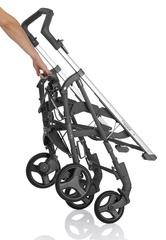 Прогулочная коляска Trilogy all over (на шасси Slate-gray) (Jeans Fluo Eqru)