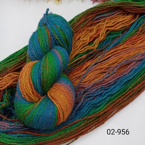 Дундага 6/2 шерсть секционного окрашивания 02-956
