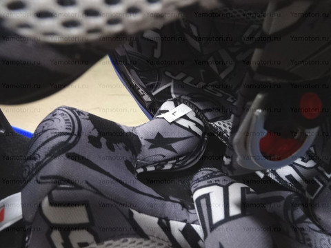 Шлем кроссовый Just1 J32 2017 белый-синий-красный, размер L (59-60)