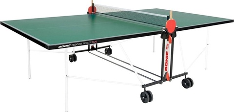 Теннисный стол для помещений Donic Indoor Roller Fun зеленый