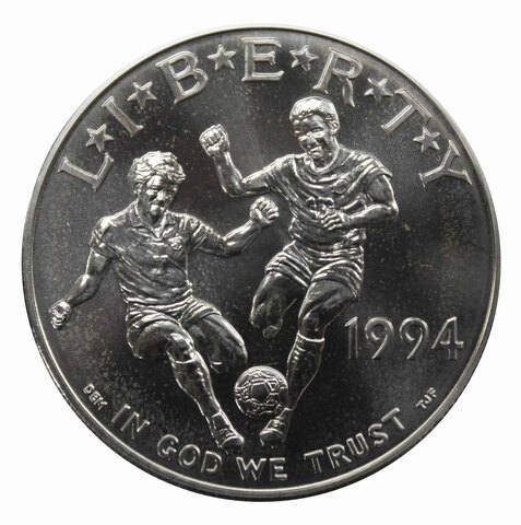 1 доллар США Чемпионат мира по футболу (S) 1994 год UNC