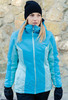 Женский утеплённый прогулочный лыжный костюм Nordski Base Aquamarine/Sky