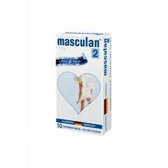 Презервативы Masculan, ultra 2, особо тонкие, 19 см, 5,3 см, 10 шт. ( Ultra Fine № 10)
