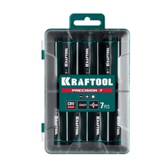 KRAFTOOL Precision 7, 7 предм., Набор отверток (25686)