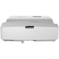 Проектор Optoma HD31UST (DLP, 1080p 1920x1080, 3400Lm, 28000:1, 2xHDMI, MHL, USB, LAN, 1x16W speaker, 3D Ready, lamp 15000hrs, ultra short-throw, White, 3.90kg)