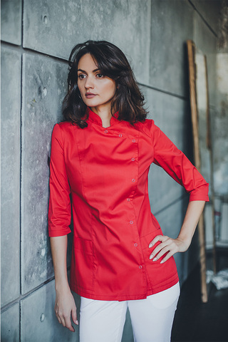 Блуза женская м262 сансара красныйтемный