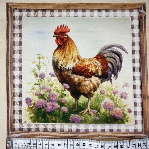 Панель JulidoQuilt Деревенские петушки