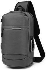 Рюкзак однолямочный Ozuko 9262 Grey