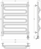 Стилье 30522-8060 ЭПС СТИЛЬЕ "Формат 22 ТП" 800х600 (1+3+1) ПZП 21 (Матовый белый)