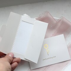 Салфетка для ухода за украшениями, микрофибра, И022