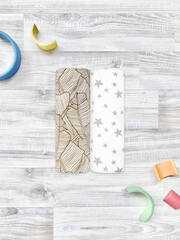 Сет из 2х пелёнок Mjölk Palm Tree/Звёзды