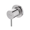 Cezares LEAF-DIM-L-GM Встраиваемый однорычажный смеситель на 1 выход, исполнение Gunmetal PVD