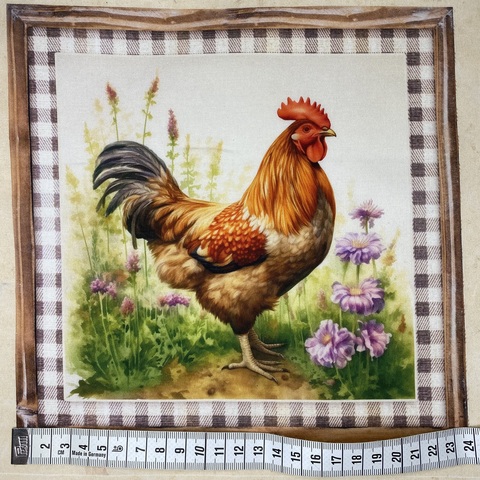 Панель JulidoQuilt Деревенские петушки