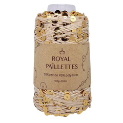 Royal Paillettes (6 - светло-бежевый золото)