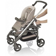 Прогулочная коляска Trilogy all over (на шасси Slate-gray) (Jeans Fluo Eqru)