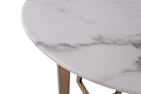 Стол журнальный Garda Decor Pearl White 33FS-ET2029-BBS