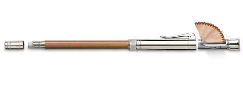 Превосходный карандаш Graf von Faber-Castell Perfect Pencil Platinum Brown