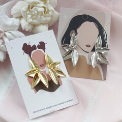 Дисплей для серег, картон, 6*8 мм, 1 штука, И034