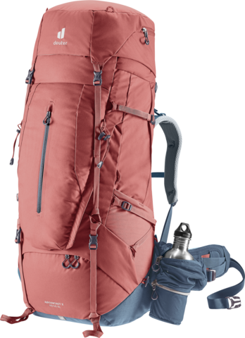 Картинка рюкзак туристический Deuter Aircontact X 80+15 SL Redwood-Ink - 6