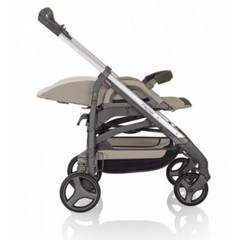 Прогулочная коляска Trilogy all over (на шасси Slate-gray) (Jeans Fluo Eqru)