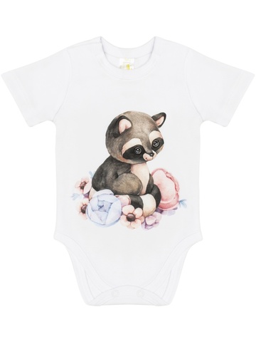 Боди с коротким рукавом "Енотик"