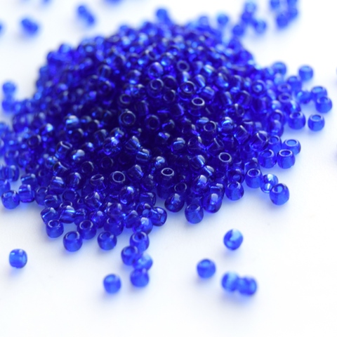 Бисер Тохо круглый 11/0 0008 ярко-синий/Toho round