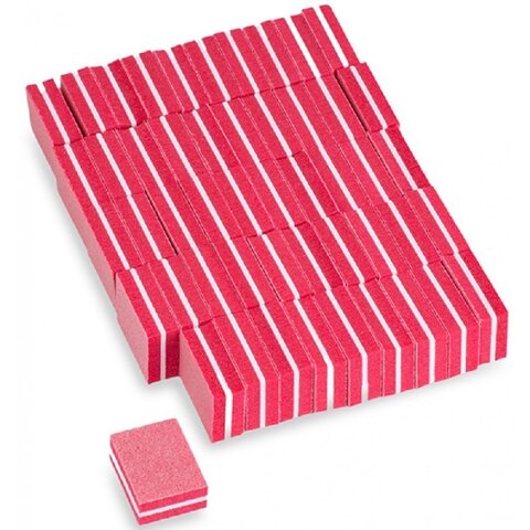 Баф (ластик) мини 100/180  красный (Пачка 50 шт.)