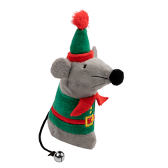 Triol игрушка для кошек Серая мышка 15 см