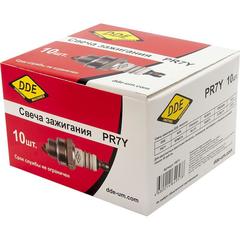 Свеча зажигания DDE - PR7Y (Champion RCJ7, Bosch WR11EO, NGK BR2LM) бензопилы, триммеры, мото (PR7Y)