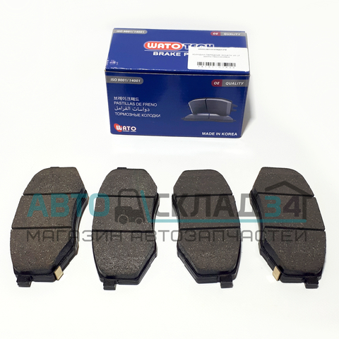 КОЛОДКИ ПЕРЕДНИЕ SONATA YF WATO-TECH KOREA