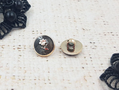 Пуговицы блузочные под металл, d 1,1 см, на ножке