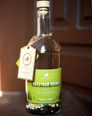 Набор трав и специй "ЯБЛОЧНЫЙ ВИСКИ" / Подарочная серия. 1 литр