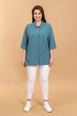 Блуза Жаркий сезон-1 Виотекс ПЕТРОЛЬ