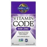 Цинк из цельных продуктов, Vitamin Code Raw Zinc, Garden of Life, 60 капсул 2