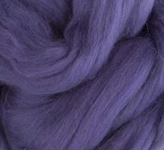 Шерсть для валяния "ПЕХОРКА", полутонкая шерсть 50г, баклажан