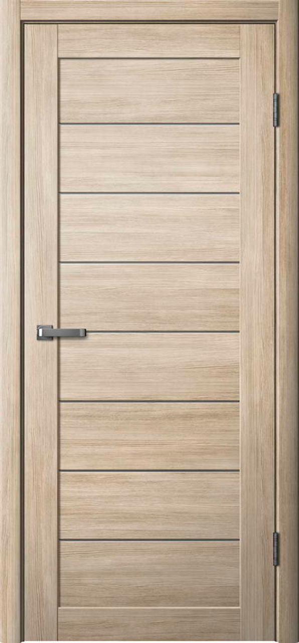 Дверь межкомнатная Ла Стелла 242, цвет латте ясень, экошпон, стекло матовое