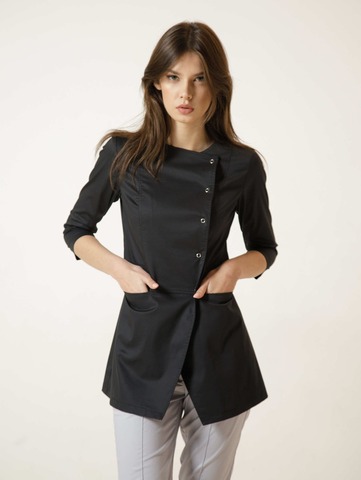 Блуза женская м272 toray твил черный