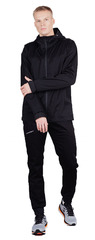 Премиальный ветрозащитный костюм Nordski SkyRaid Warm Black мужской