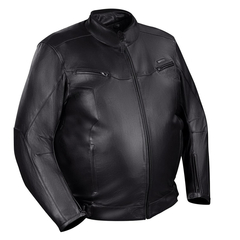 Мотокуртка кожаная Bering Gringo King Size, чёрный