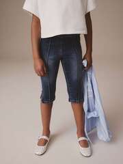 Джинсы капри для девочки Next E29-118, Темно-синий