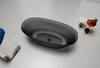 Abber AT9707Onyx прозрачная ванна из полиэфирной смолы 170x75x55