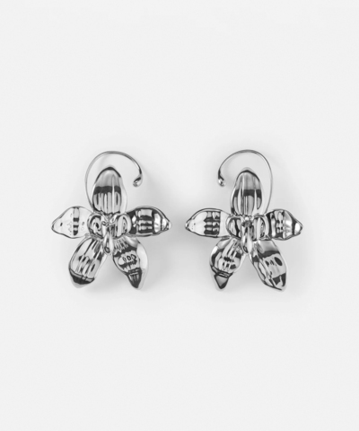 Серьги Flower Silver