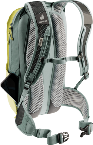 Картинка рюкзак велосипедный Deuter Race 12 Sprout/Ivy - 8